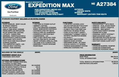 2022 Ford Expedition Max Limited
