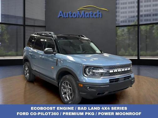 Azure Gray Metallic Tri-Coat 2024 Ford Bronco Sport Badlands