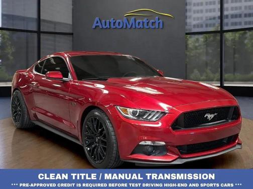 Red 2015 Ford Mustang GT