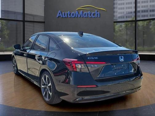 Crystal Black Pearl 2025 Honda Civic Hybrid Sport Touring