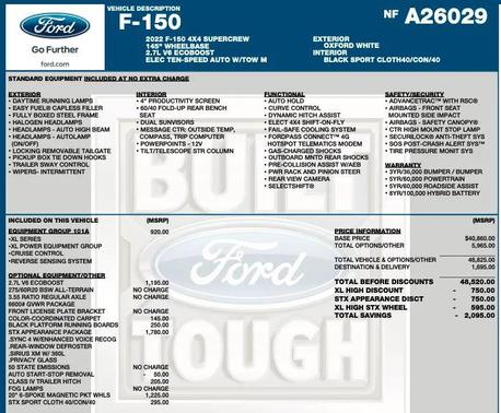 2022 Ford F-150 XL