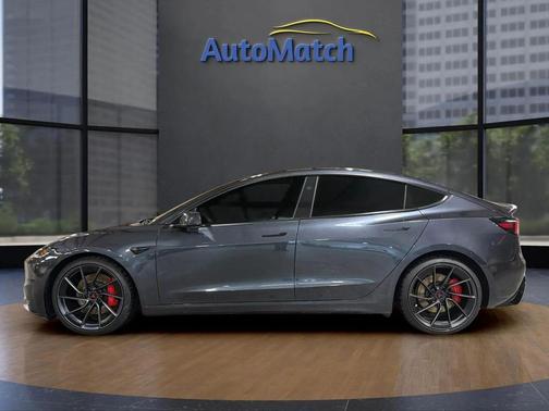 Stealth Grey 2025 Tesla Model 3 Performance