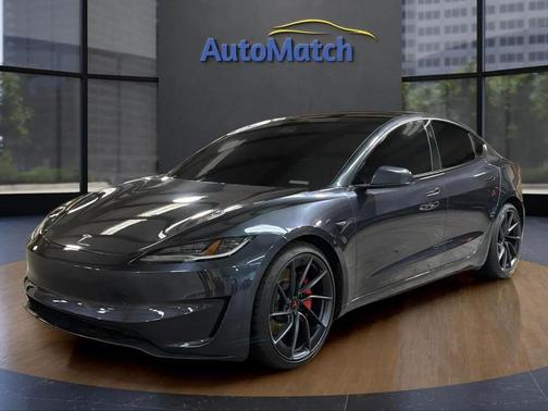 Stealth Grey 2025 Tesla Model 3 Performance