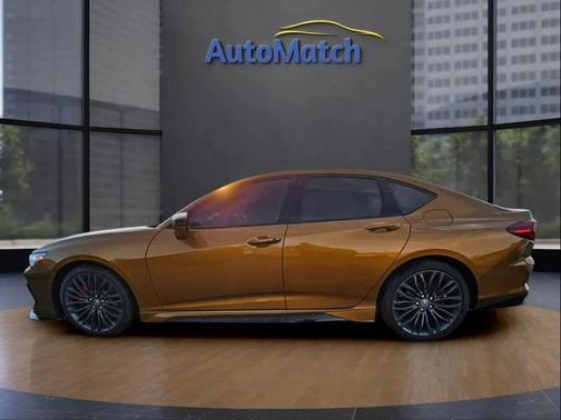 Yellow 2021 Acura TLX Base