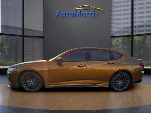 Yellow 2021 Acura TLX Base