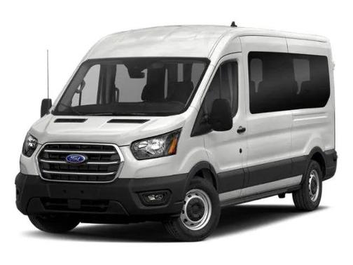 White Platinum Metallic Tri-Coat 2020 Ford Transit-350 XLT