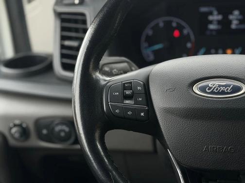 White Platinum Metallic Tri-Coat 2020 Ford Transit-350 XLT