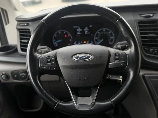 White Platinum Metallic Tri-Coat 2020 Ford Transit-350 XLT