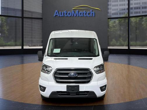 White Platinum Metallic Tri-Coat 2020 Ford Transit-350 XLT