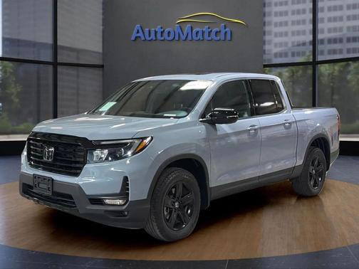 Sonic Gray Pearl 2023 Honda Ridgeline Black