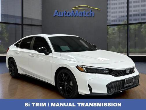 Platinum White Pearl 2026 Honda Civic Si Base