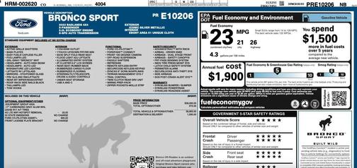 2023 Ford Bronco Sport Badlands