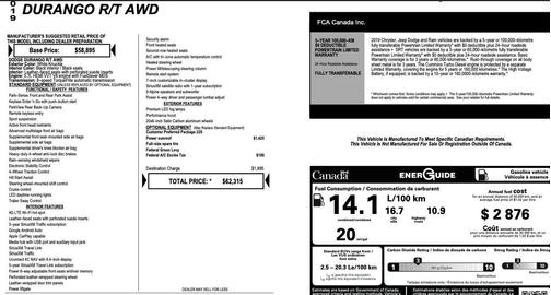 2019 Dodge Durango R/T