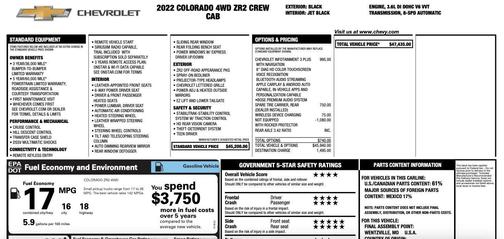 2022 Chevrolet Colorado ZR2