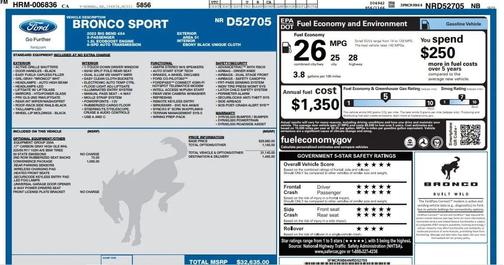 2022 Ford Bronco Sport Big Bend