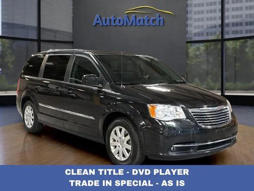 Brilliant Black Crystal Pearlcoat 2015 Chrysler Town & Country Touring