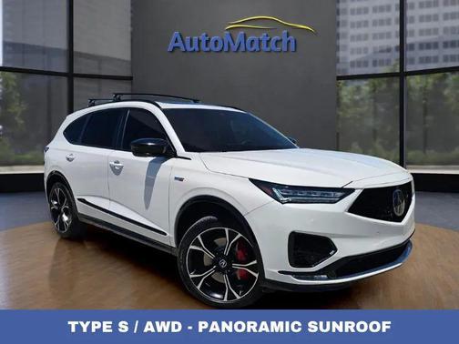 Platinum White Pearl 2024 Acura MDX Type S Advance Package