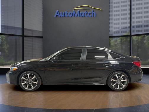 Crystal Black Pearl 2025 Honda Civic Hybrid Sport Touring