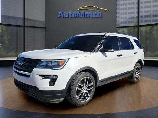 White Gold 2018 Ford Explorer Sport