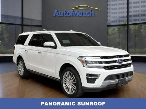 Star White Metallic Tri-Coat 2024 Ford Expedition Max Limited
