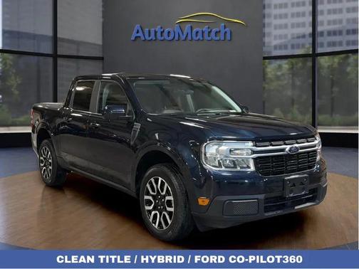 Blue 2023 Ford Maverick Lariat