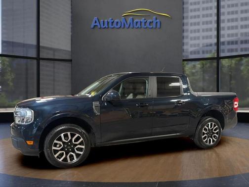 Blue 2023 Ford Maverick Lariat