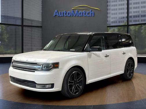 White Platinum Metallic Tri-Coat 2013 Ford Flex Limited w/EcoBoost