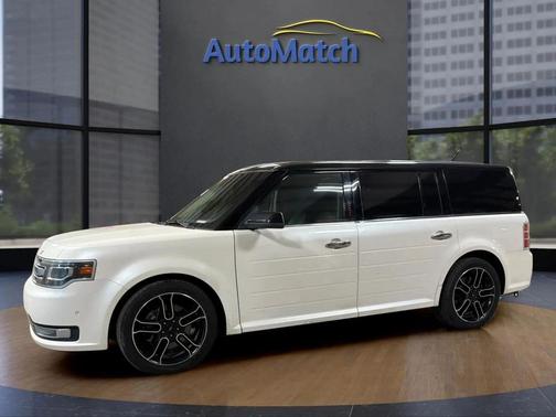White Platinum Metallic Tri-Coat 2013 Ford Flex Limited w/EcoBoost
