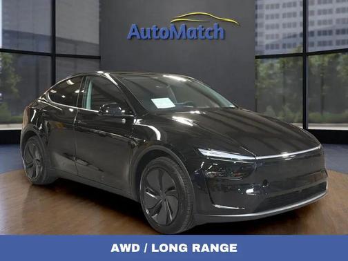 Black 2026 Tesla Model Y Long Range Launch Series