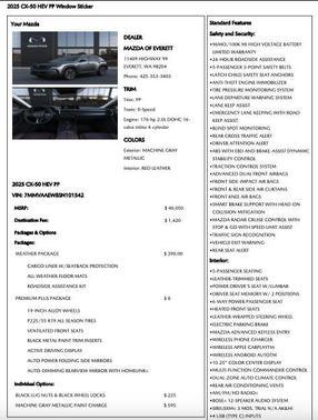 2025 Mazda CX-50 Hybrid Premium Plus Package