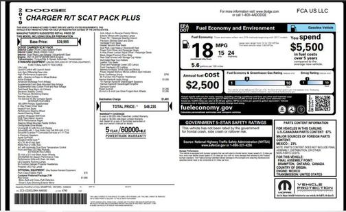2019 Dodge Charger R/T Scat Pack
