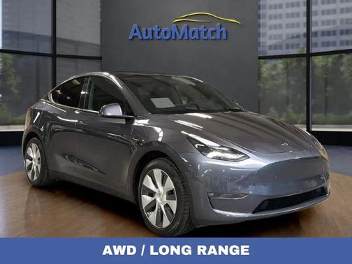 Gray 2023 Tesla Model Y Long Range Dual Motor All-Wheel Drive