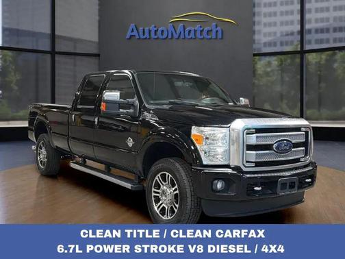 Shadow Black 2016 Ford F-350 Platinum