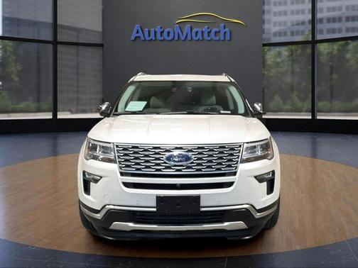 White Gold 2018 Ford Explorer Platinum