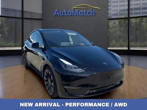 Solid Black 2022 Tesla Model Y Performance Dual Motor All-Wheel Drive