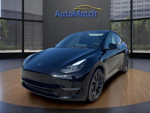 Solid Black 2022 Tesla Model Y Performance Dual Motor All-Wheel Drive