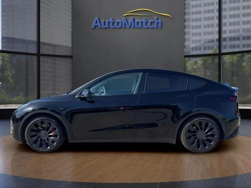 Solid Black 2022 Tesla Model Y Performance Dual Motor All-Wheel Drive