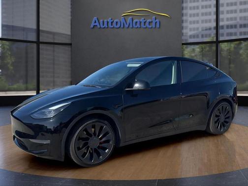Solid Black 2022 Tesla Model Y Performance Dual Motor All-Wheel Drive