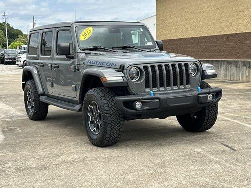 Sting Gray Clearcoat 2023 Jeep Wrangler 4xe Rubicon