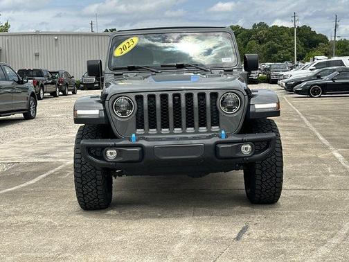 Sting Gray Clearcoat 2023 Jeep Wrangler 4xe Rubicon