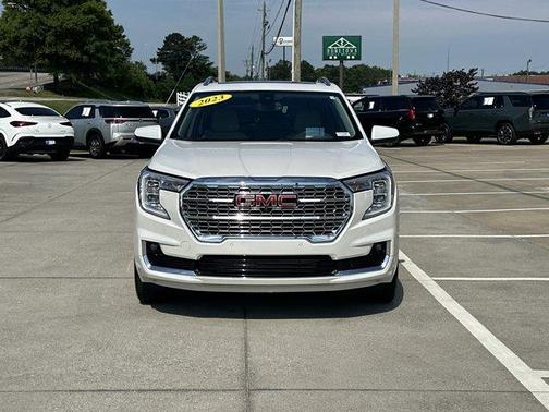 White Frost Tri-Coat 2023 GMC Terrain Denali