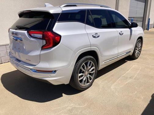 White Frost Tri-Coat 2023 GMC Terrain Denali