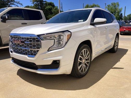 White Frost Tri-Coat 2023 GMC Terrain Denali