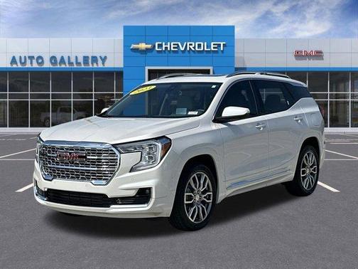 White Frost Tri-Coat 2023 GMC Terrain Denali