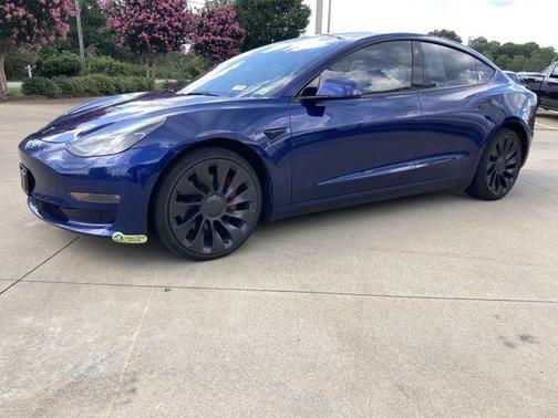 Blue 2023 Tesla Model 3 Performance