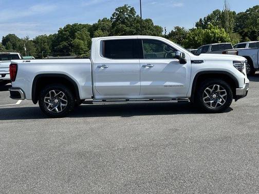 White Frost Tri-Coat 2025 GMC Sierra 1500 SLT