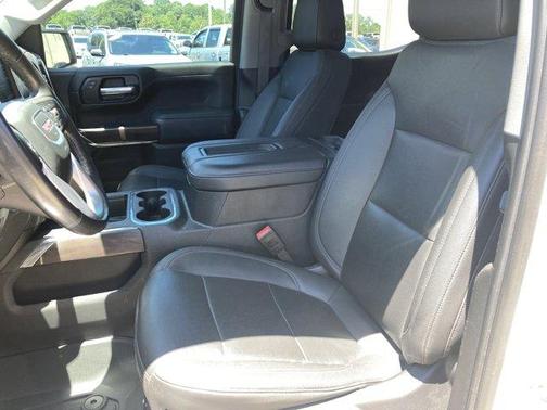White Frost Tri-Coat 2021 GMC Sierra 1500 SLT