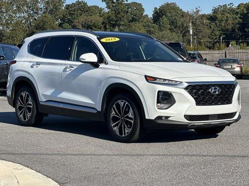 Quartz White 2019 Hyundai SANTA FE 2.0T Ultimate