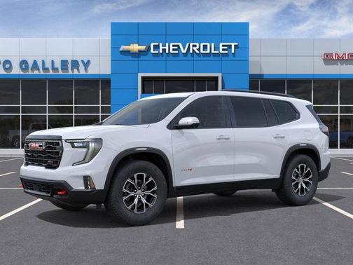 Glacier White 2026 GMC Acadia AT4