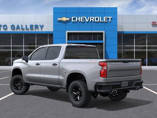 Sterling Gray Metallic 2026 Chevrolet Silverado 1500 Custom Trail Boss